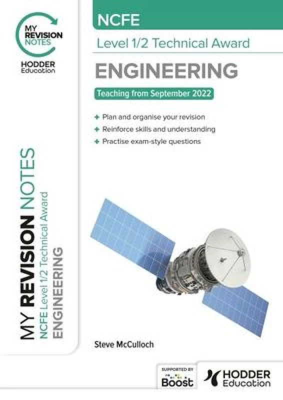 Image of My Revision Notes: NCFE Level 1/2 Technical Award in Engineering Paperback / softback