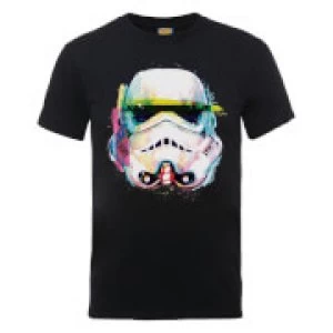 Image of Star Wars Stormtrooper Paintbrush Art T-Shirt - Black