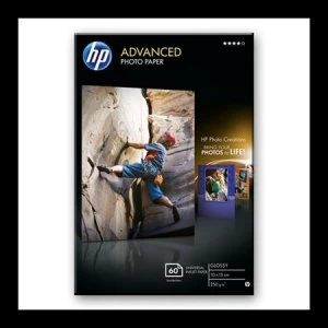 Image of HP Q8008A Advanced Photo Paper Glossy Borderless 250gsm 100x150mm 60 Sheets