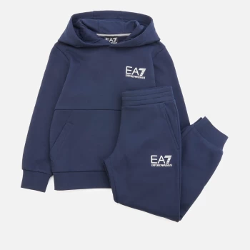 Image of Emporio Armani EA7 Sporty Core Identity Tracksuit Navy Size 6 Years Boys