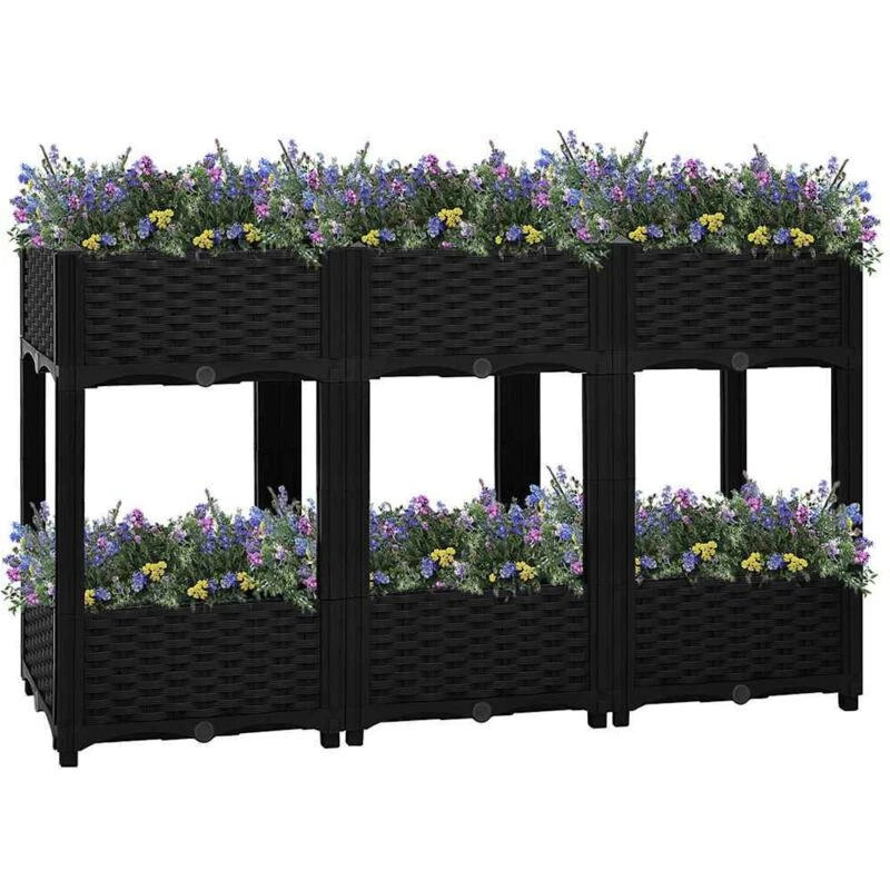 Image of VIDAXL Raised Bed 120x40x71cm Polypropylene Vidaxl 8720286493298