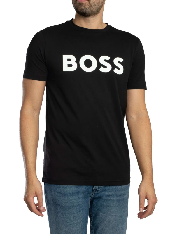Image of Boss Thinking 1 Graphic T-Shirt Black M
