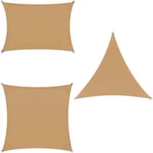 Image of DETEX Sun Shade Sail Awning Canopy Garden Patio Sunscreen NEW Sand, Dreieck 4x4x4m (de)