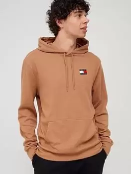 Image of Tommy Hilfiger Tommy 85 Lounge Overhead Hoodie - Neutral , Khaki Size M Men
