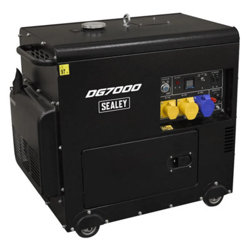 Image of Sealey DG7000 4 Stroke Diesel Generator 7000W DG7000