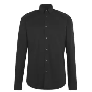 Image of Boss Eliott Polka Dot Shirt - Black