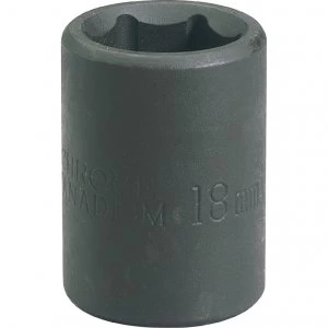 Image of Draper Expert 1/2" Drive Hi Torq Hexagon Impact Socket Metric 1/2" 21mm
