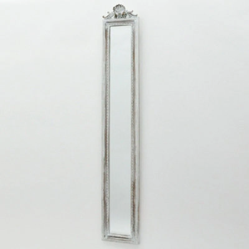 Image of Wall Mirror - L3 x W13 x H109cm - Washed Minster4020