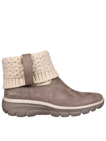 Image of Skechers Womens Easy Going Cozy Weather Ankle Boots UK Size 3 (EU 36) Taupe SKE2332-TPE-3