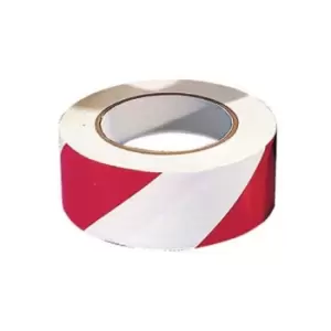 Image of Slingsby Tape - Warning Carton of Red/White (18 Rolls) Width 50MM