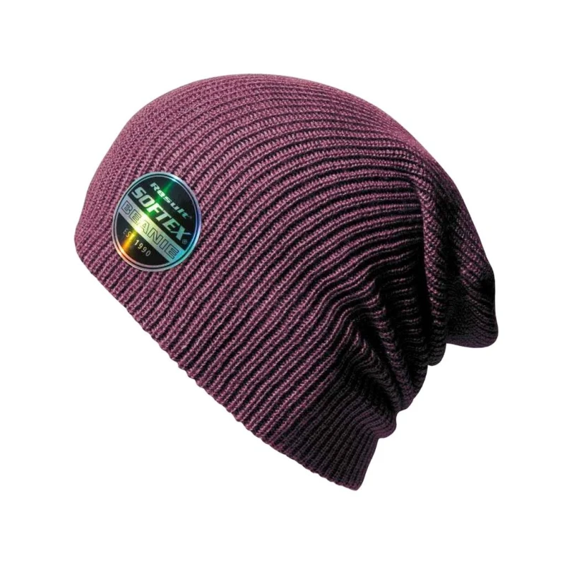 Image of Result Core Mens Softex Beanie in Burgundy Burgundy Male One Size