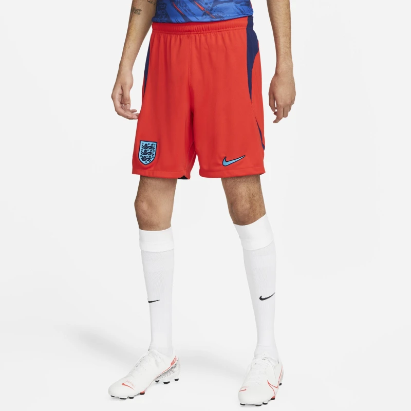 Image of Nike England Away Shorts 2022 Adults - Red Red S