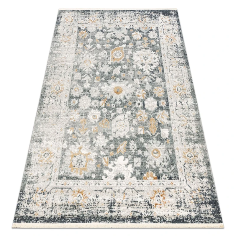 Image of RugsX Distin 0835A Grey / Light Grey / White Modern Carpet - Ornament, Frame 160X230 Cm
