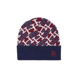 Image of Tommy Hilfiger Th Monogram Beanie - Red