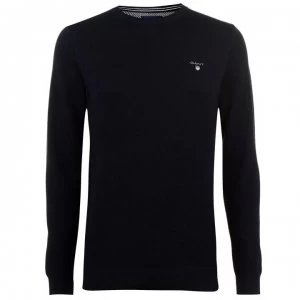 Image of Gant Gant Crew Neck Jumper - Navy 433
