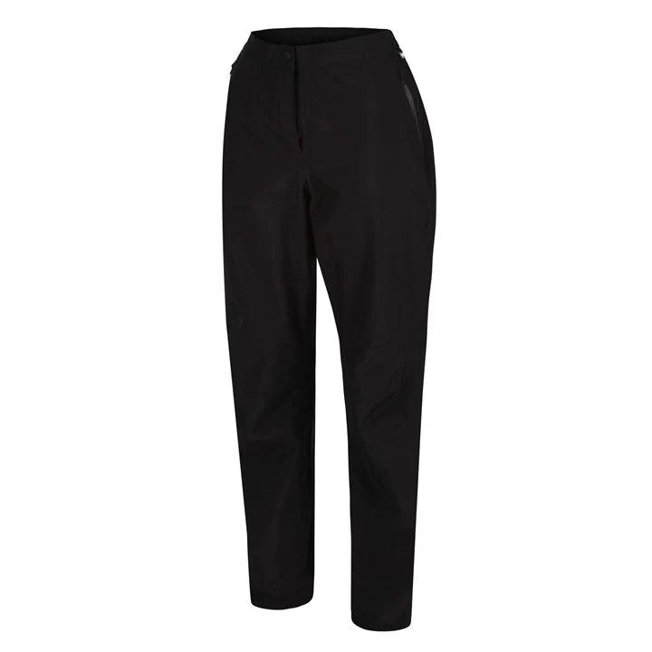 Image of Regatta Black 'Highton' Waterproof Overtrousers Regular Leg - S