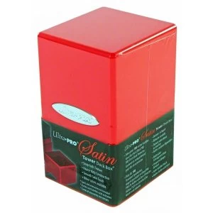 Image of Ultra Pro Red Satin Tower Deck Box