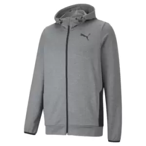 Image of Puma Full Zip Hoodie Mens - Grey