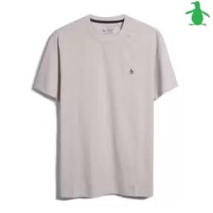 Image of Original Penguin Short Sleeve Crew Neck T Shirt - Beige