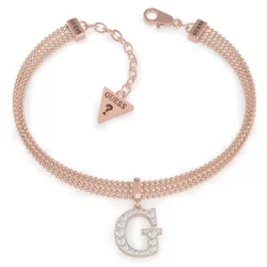 Image of Ladies Guess Stainless Steel Logo