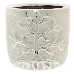 Image of Tree of Life Planter Champagne Small