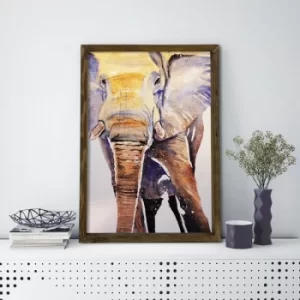 Image of MZM746 Multicolor Decorative Framed MDF Painting