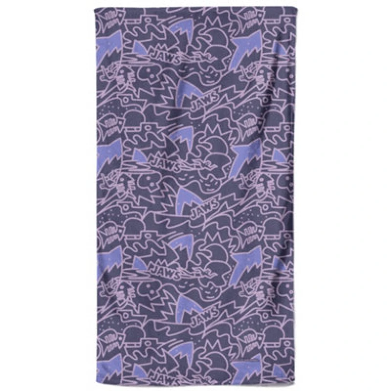 Image of Zavvi Jaws Purple Doodle Pattern Beach Towel