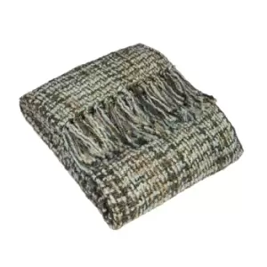 Image of Paoletti Baoli Throw Acrylic Polyester Duck Egg