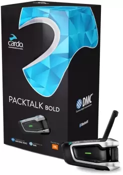 Image of Cardo Packtalk Bold Duo / JBL Communication System Double Pack, black, black, Size One Size
