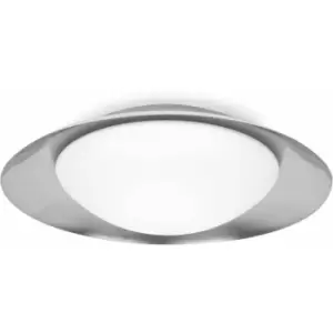 Image of Faro Side - LED Nickel Ceiling Lamp 20W
