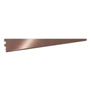Image of Rothley Twin Slot Shelving Kit In Antique Copper 10" Brackets And 63" Uprights