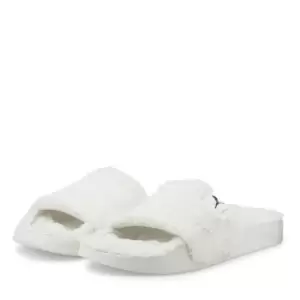 Image of Puma Sportstyle Leadcat Fluffy Sliders - Cream