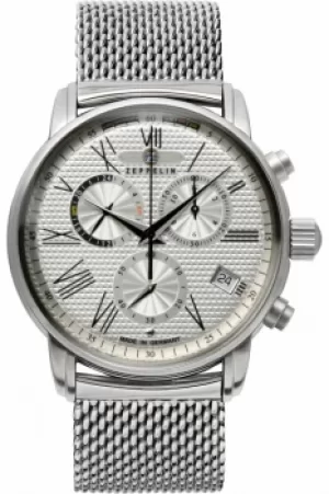 Image of Mens Zeppelin LZ127 Graf Zeppelin Chronograph Watch 7694M-4
