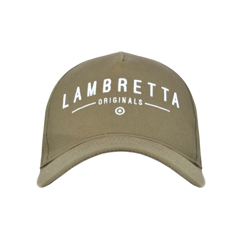 Image of Lambretta Lambretta Men Originals Cap in Green Green One Size Male 5063703801805
