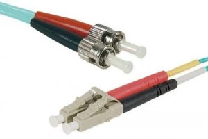 Image of 20m Fibre OM3 50 125 LCST Aqua Cable