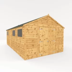 Image of Mercia 20ft x 10ft Premium Shiplap Modular Workshop Shed
