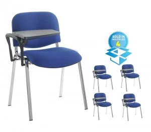 Image of Taurus Meeting Room Room Box of 4 With Chrome Frame and Writing tab