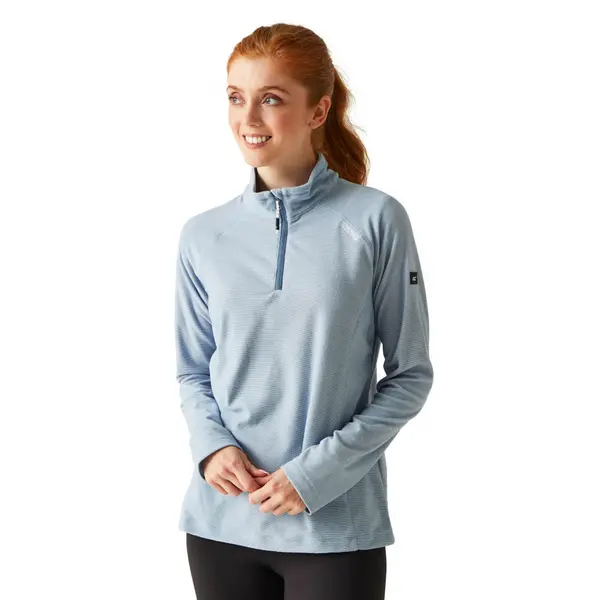 Image of Regatta Womens Montes Half Zip Lightweight Microfleece Top 20 - Bust 45' (114cm) Coronet Blue RWA240-Z61-20