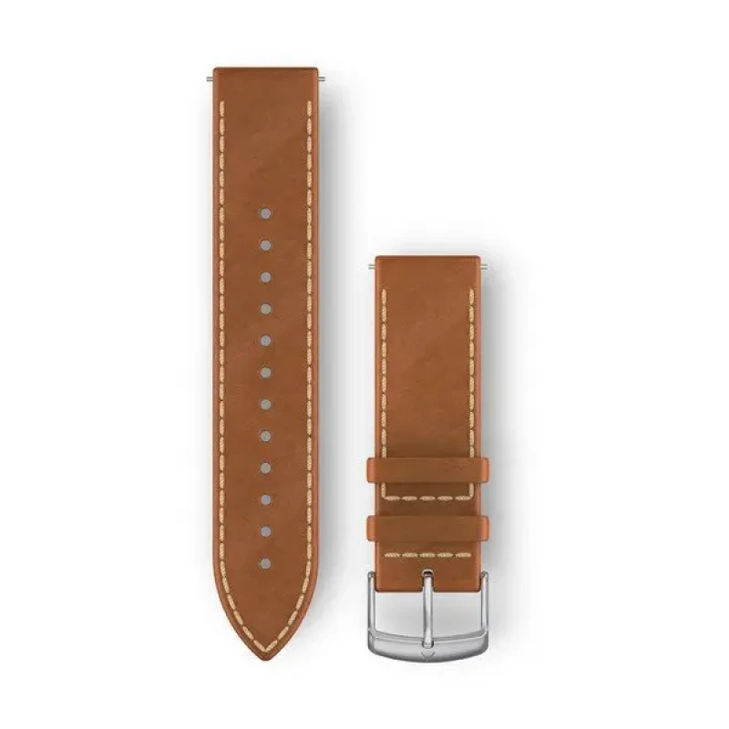 Image of Garmin 010-12691-0A Quick Release Strap (20mm) Tan Italian Watch