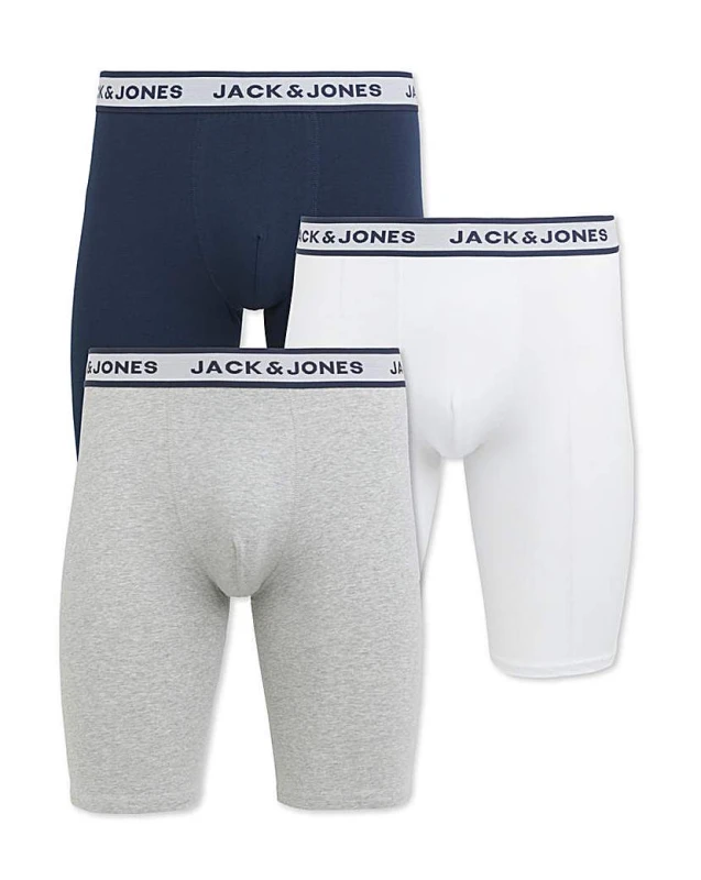 Image of jack & jones Jack & Jones Boxers 3 Pack - Multi Multi - JACK & JONES - Size: 4XL Multi Male 4XL LM11805
