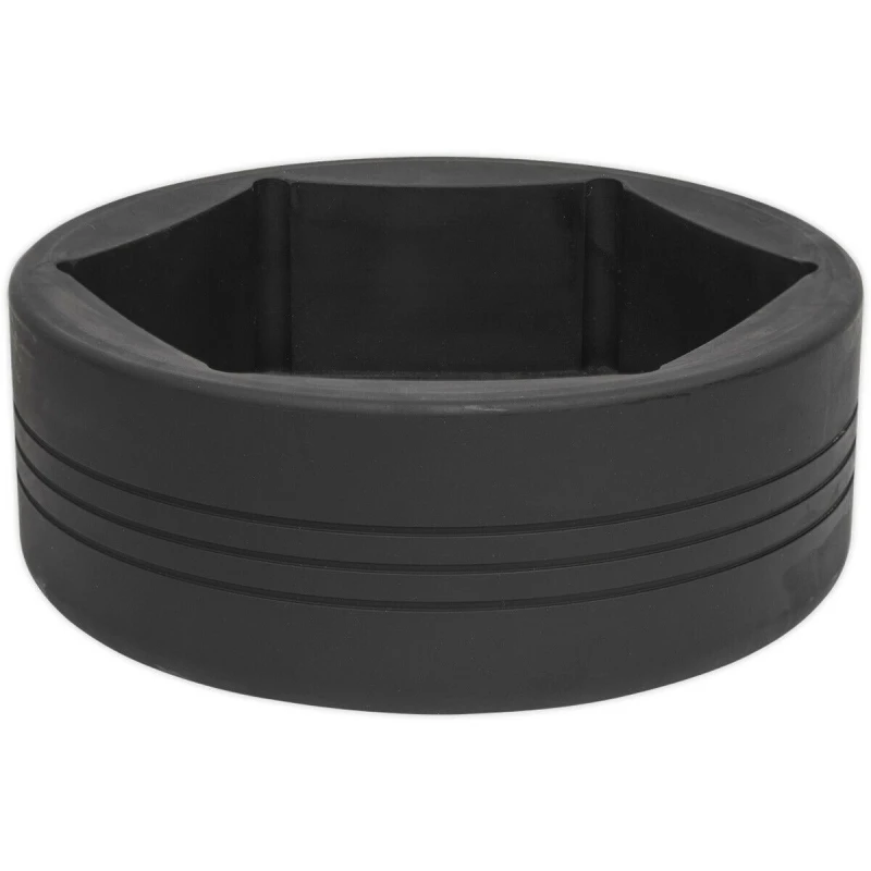 Image of Loops 110mm Commercial 6 Point Impact Socket Bit - 1" Square Drive - Drop Forged Steel Metallics