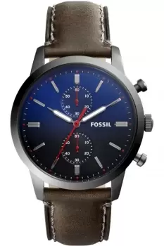 Image of Mens Fossil Townsman Chronograph Watch FS5378