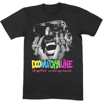 Image of Digital Underground - Doowutchyalike Unisex Medium T-Shirt - Black