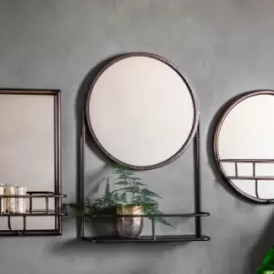 Image of Gallery Direct Industrial Emerson Mirror with Shelf