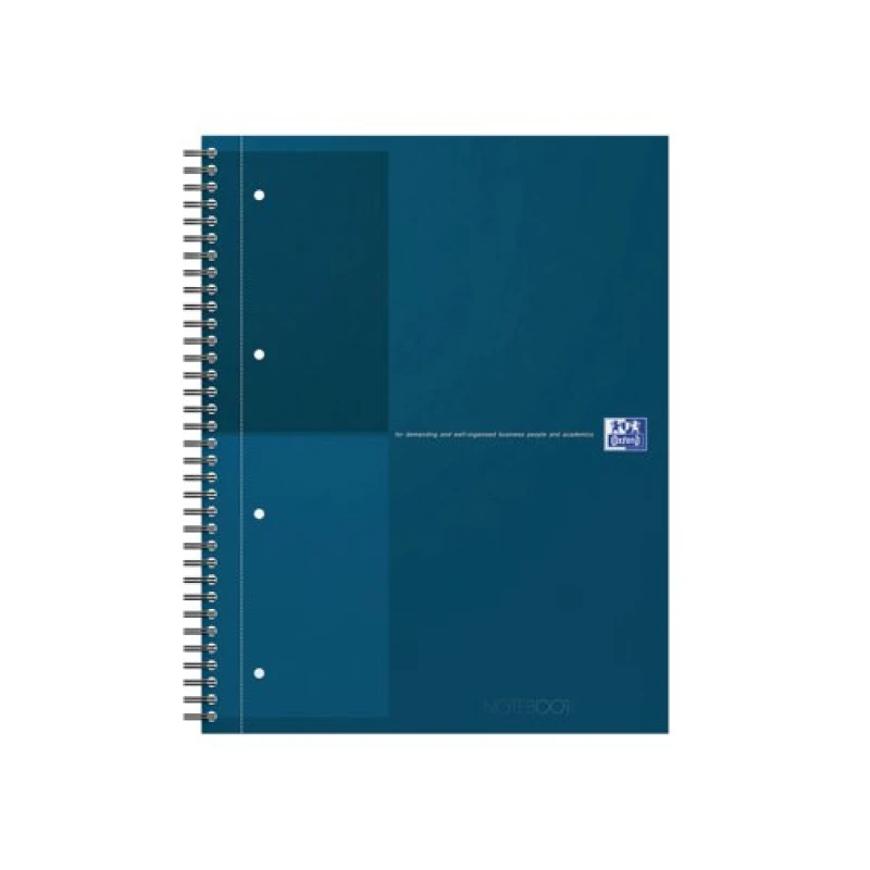 Image of Oxford Oxford Hardback Wirebound Notebook 160 Pages Special Edition A4+ Blue 400194461-S 400194461-S