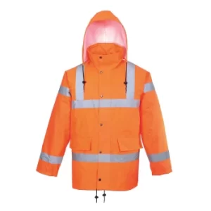 Image of Oxford Weave 300D Class 3 Hi Vis GO/RT Breathable Jacket Orange S