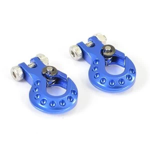 Image of Fastrax Deluxe Alumnium Winch Hook (2Pc) - Blue