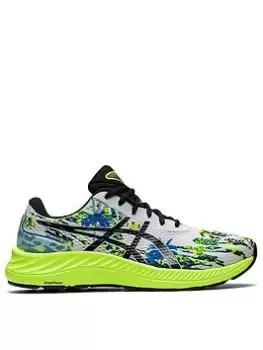 Image of Asics Gel-excite 9 Color Injection, White/Lime/Blue, Size 6, Men