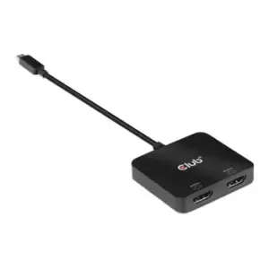 Image of Club 3D USB Type C MST Hub to Dual HDMI