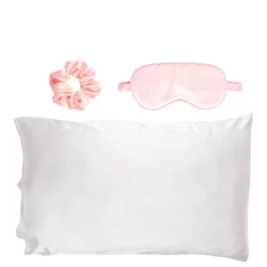 Image of brushworks Luxury Satin Sleep Set (Worth £39.99)